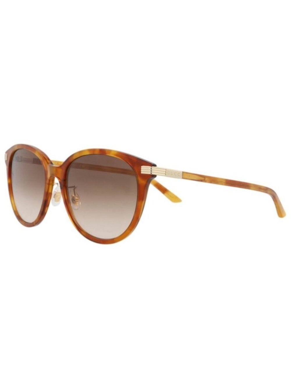 New Gucci Womens Round/Oval Havana Havana Brown Fashion Designer Sunglasses